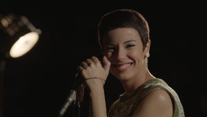Andréia Horta interpreta Elis Regina. Foto divulgação.